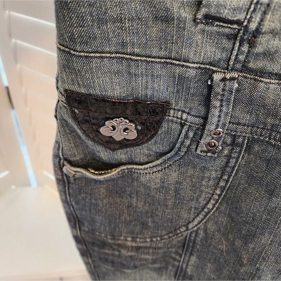 DEREON BEYONCE DENIUM ZIP UP JUMPSUIT SIZE LARGE - Picture 7 of 10